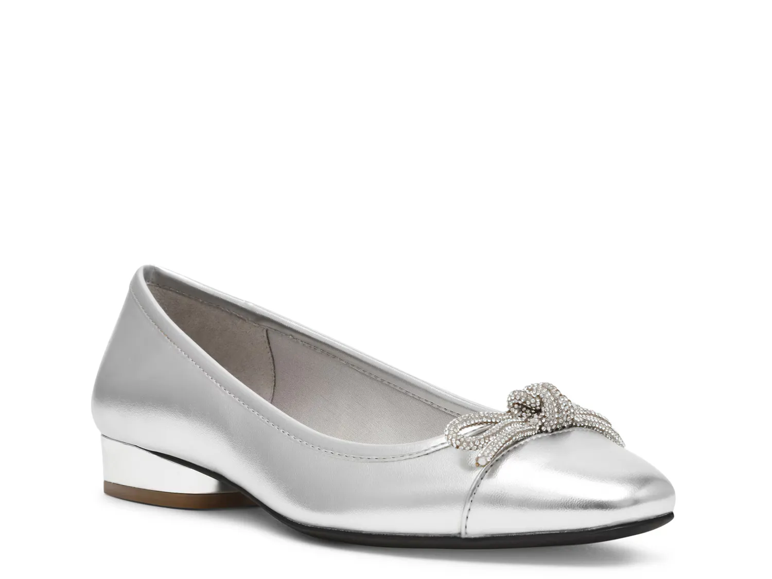 

Балетки Cassidy Ballet Flat Anne Klein, серебряный/металлик