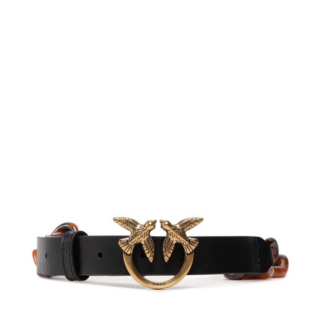 

Ремень Pinko LoveDay Turtle, черный