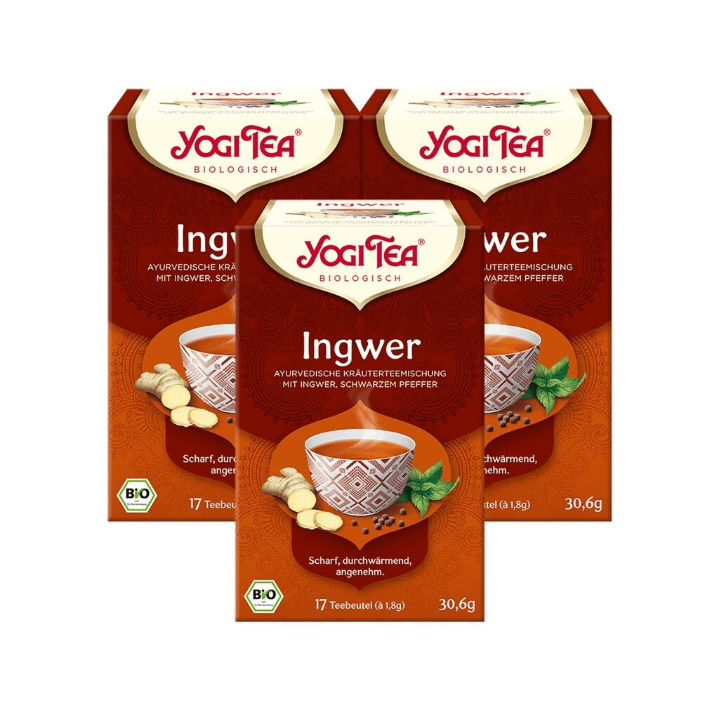 

3 xYOGI ЧАЯ Имбирь | 3 х 30,6 г Yogi Tea