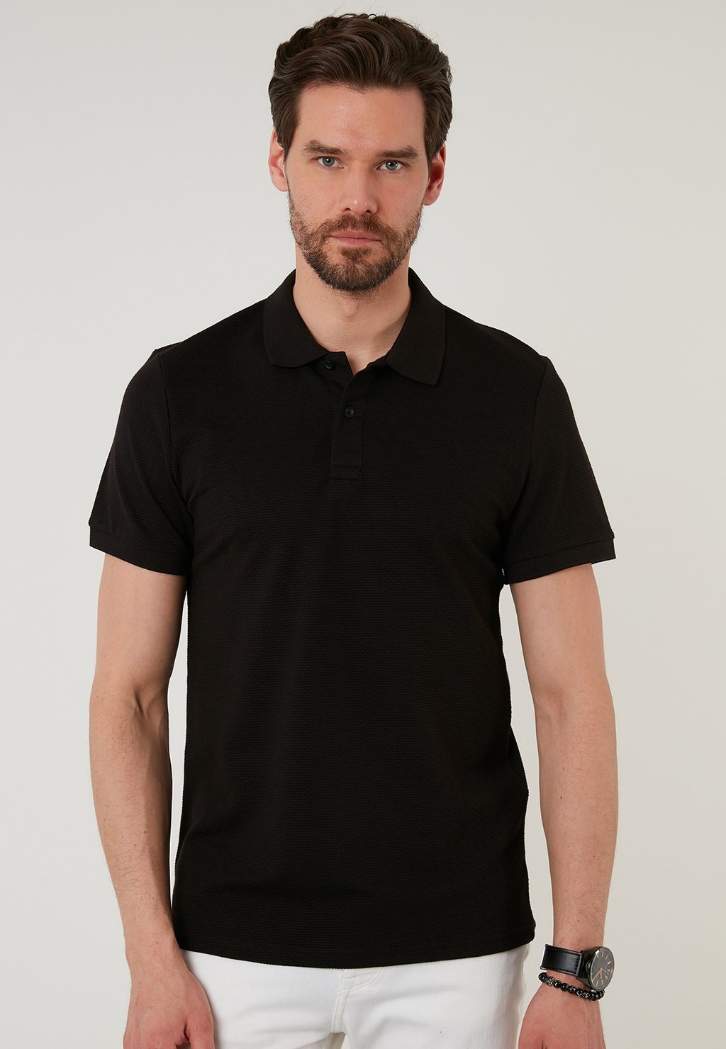 Рубашка-поло REGULAR FIT Buratti, цвет black