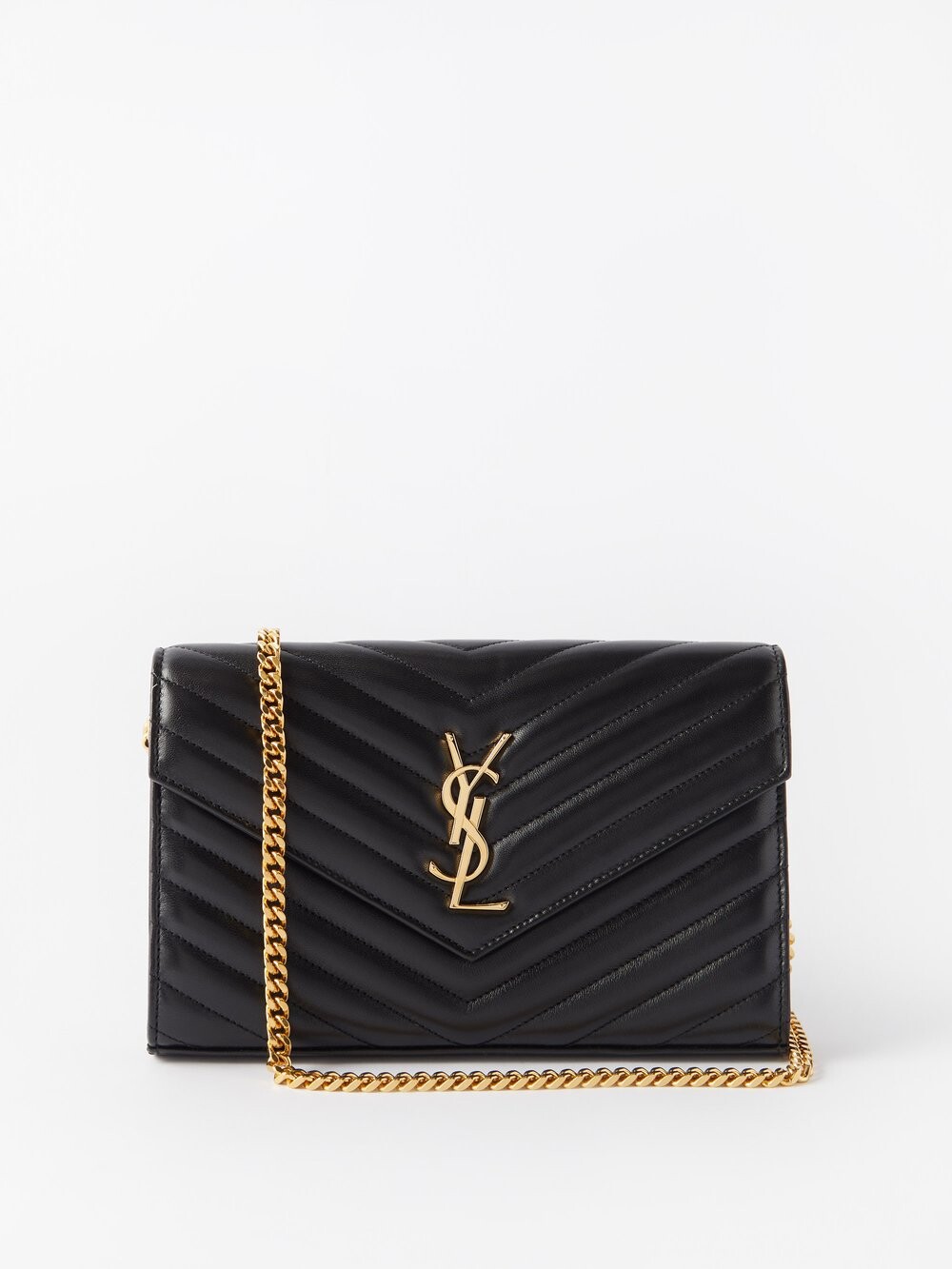 

Сумка через плечо cassandre из кожи матлассе Saint Laurent, черный