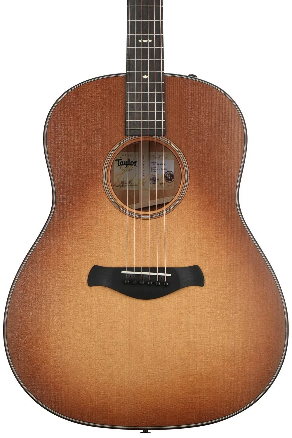 

Taylor 517e Grand Pacific Builder's Edition V-Класс для левшей — Wild Honey Burst