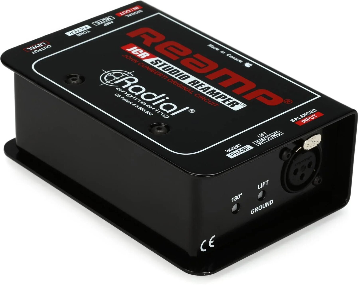 

1-канальное пассивное устройство повторного усиления Radial Reamp JCR