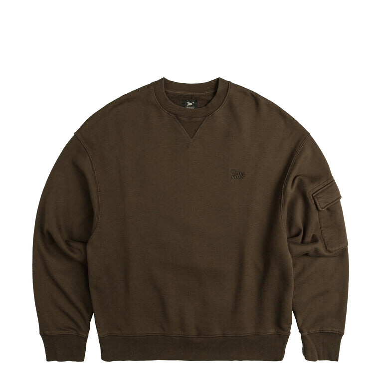 

Свитер Basic Pigment Dye Pocket Crewneck Sweater Patta, цвет delicioso