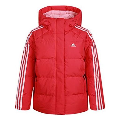 Куртка (WMNS) Adidas Puff Hooded Windproof Down Jacket Pink, розовый