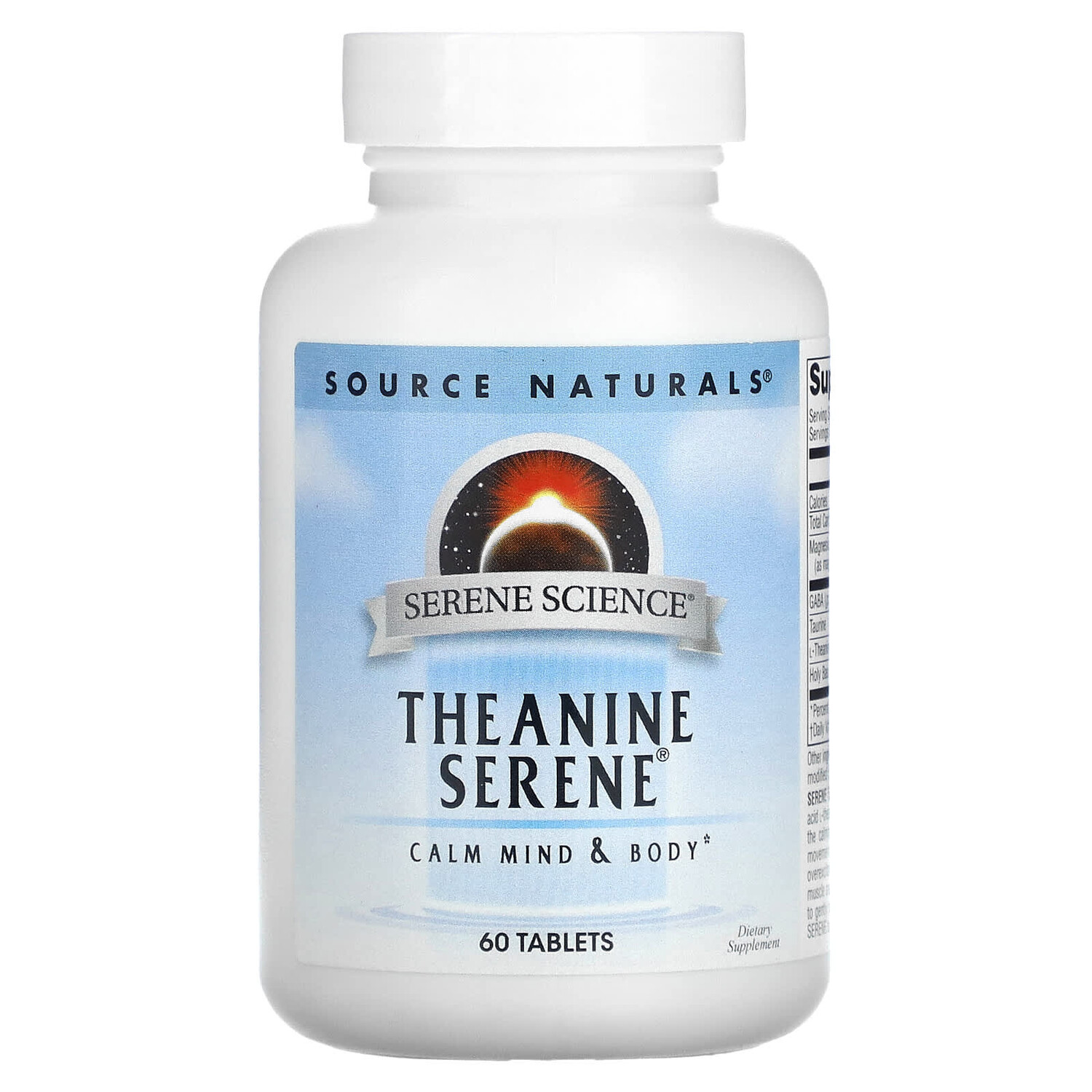 

Serene Science, Theanine Serene, 60 таблеток, Source Naturals