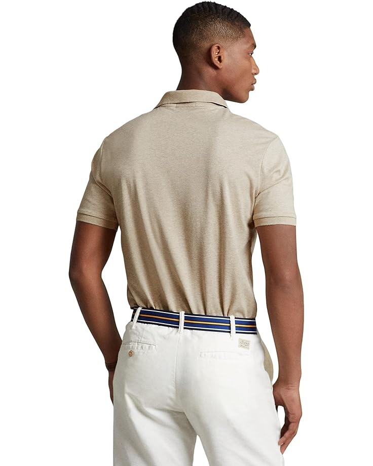 

Поло Polo Ralph Lauren Classic Fit Soft Cotton Polo Shirt, цвет Sand Heather