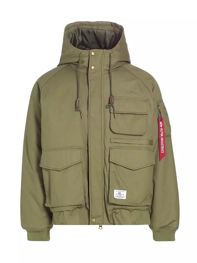 

Хлопковая охотничья куртка MA-1 Mod Alpha Industries, зеленый