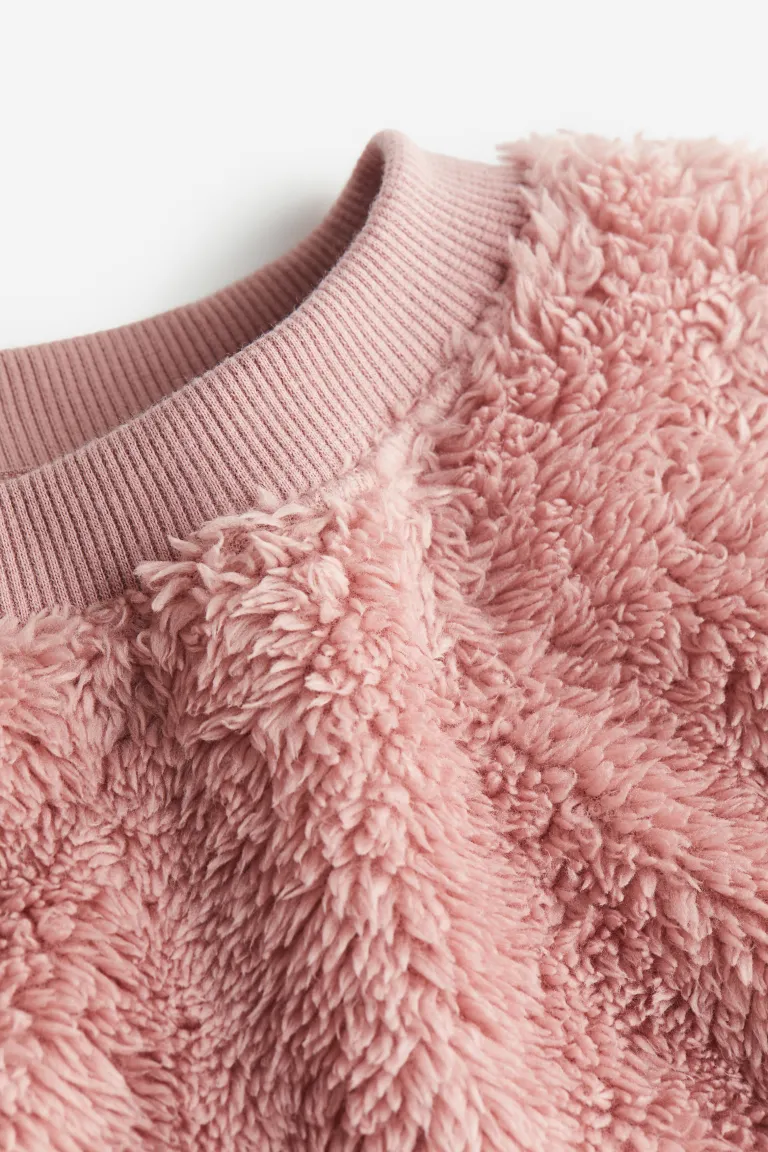 

Флисовая толстовка H&M, розовый