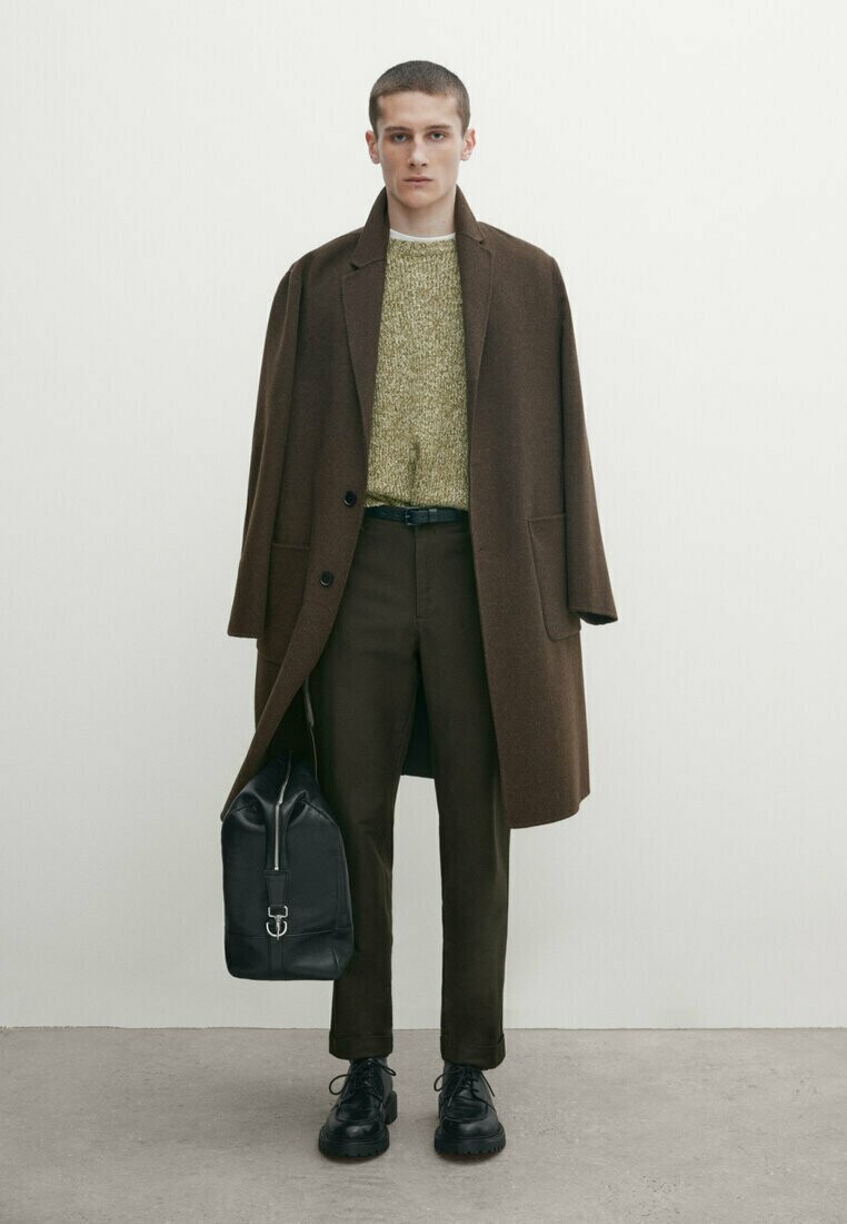 

Чино Massimo Dutti, цвет khaki