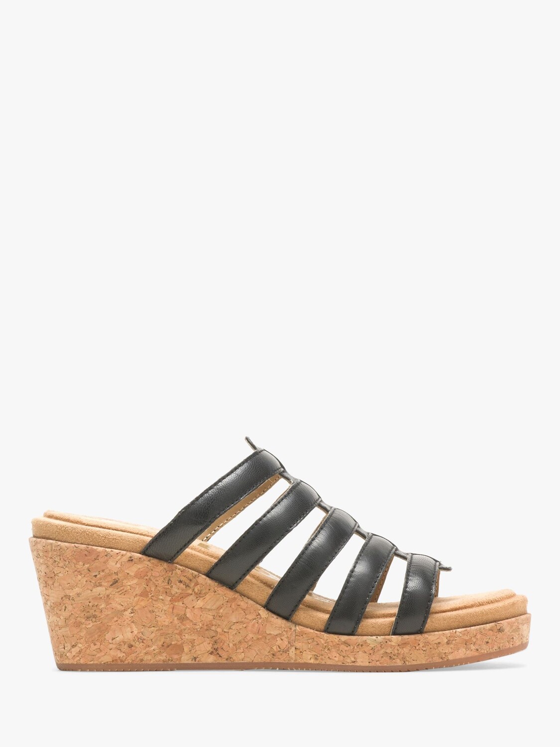 

Кожаные мюли на танкетке Hush Puppies Willow, черные