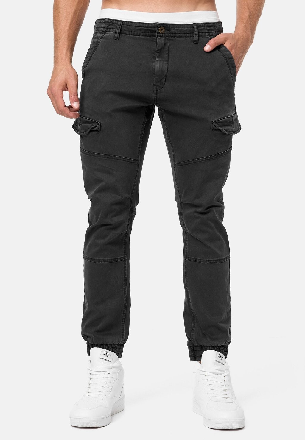 

Джинсы Tapered Fit HILLS INDICODE JEANS, цвет black