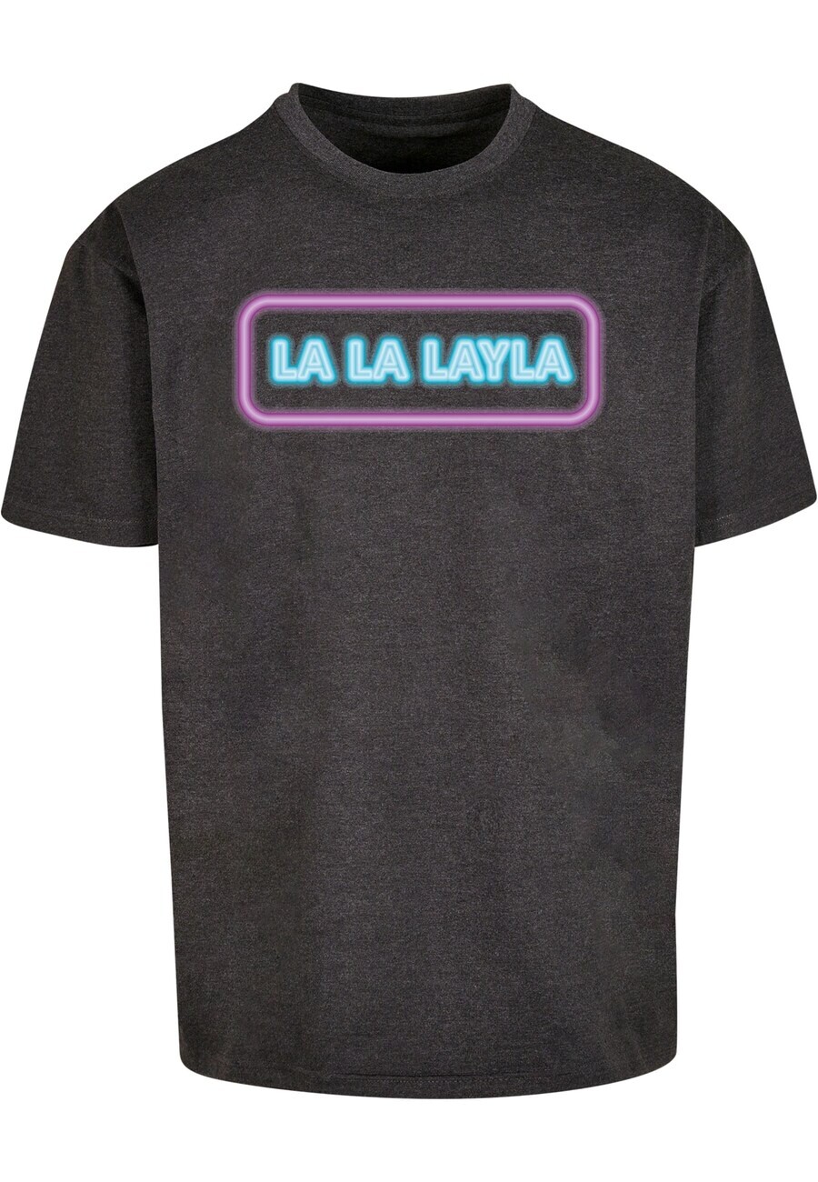 

Футболка Merchcode LA LA LAYLA, антрацит