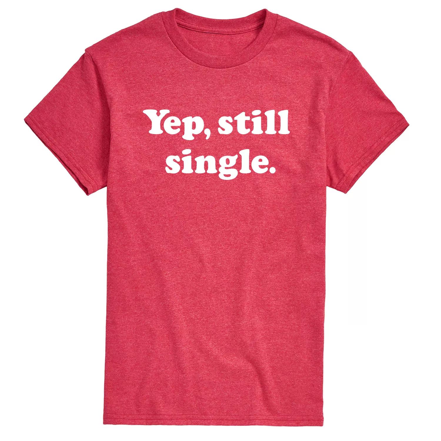 Мужская футболка Yep Still Single Licensed Character