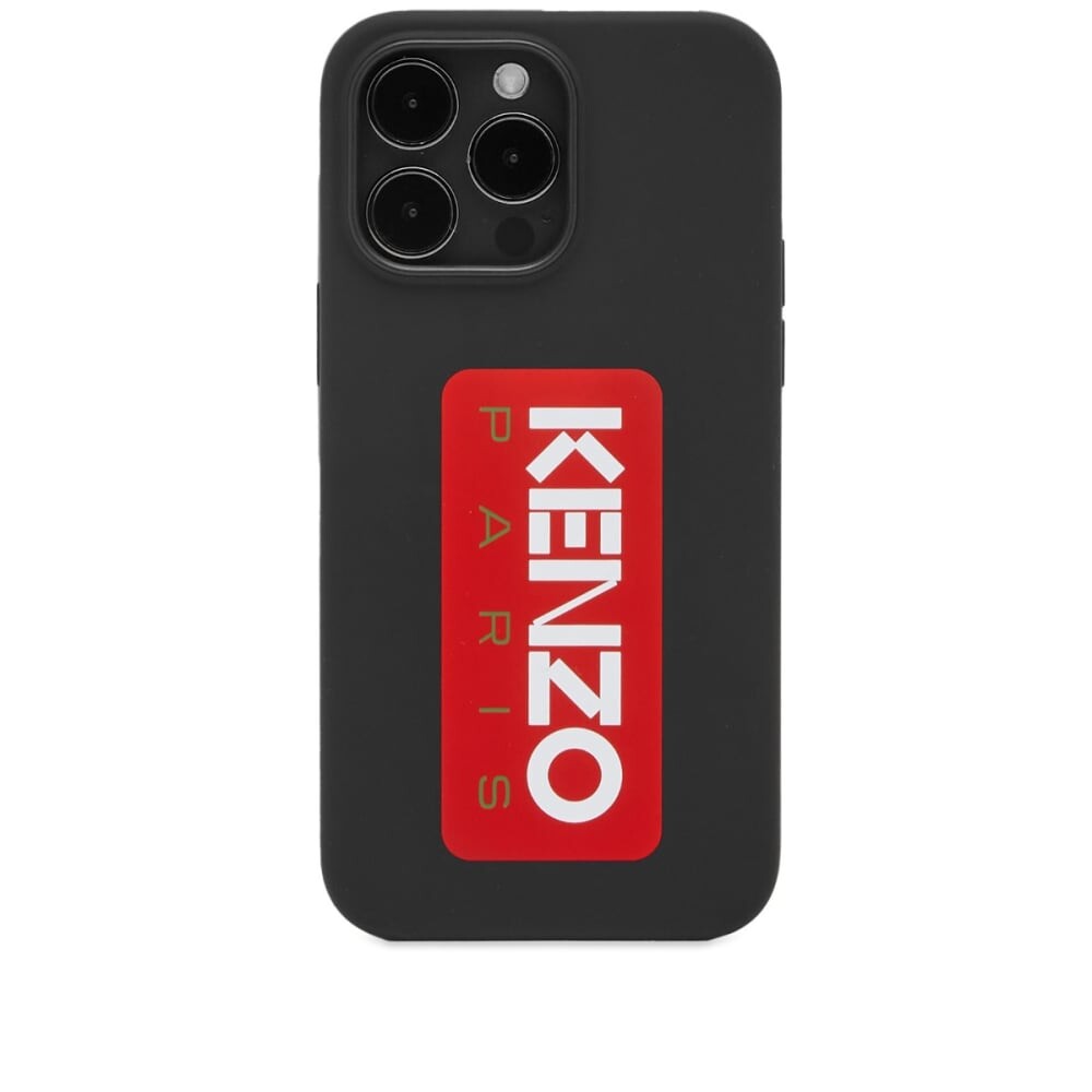 

Чехол Kenzo с нашивкой-логотипом для iPhone 14 Max, черный