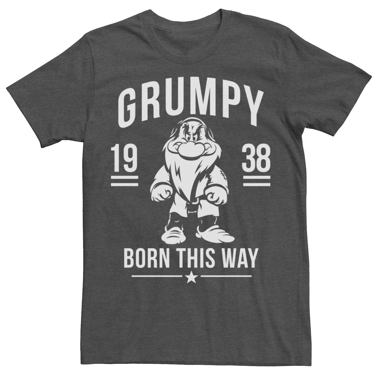 Мужская футболка Snow White Grumpy Born This Way Disney