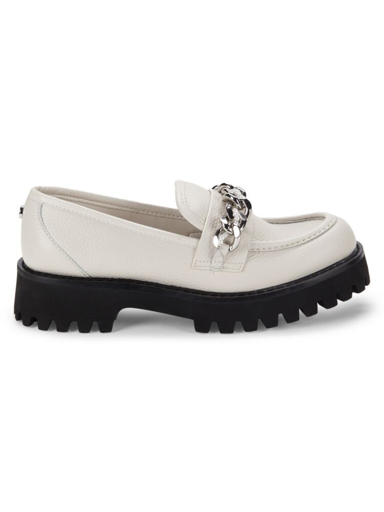

Массивные кожаные лоферы Gala с украшением Karl Lagerfeld Paris, цвет Soft White