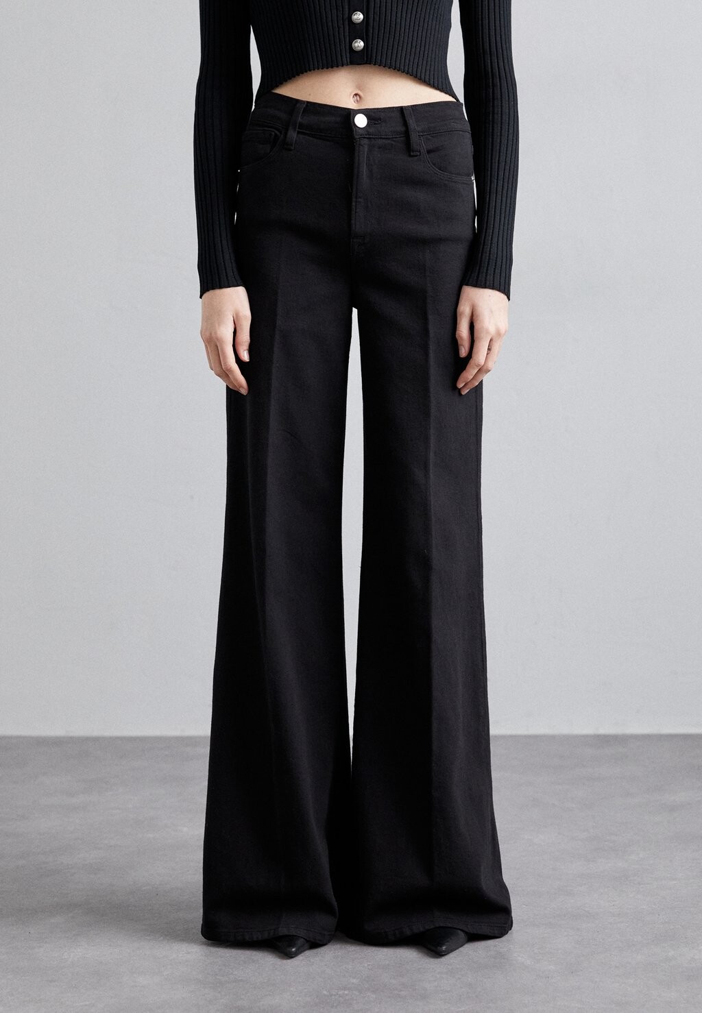 

Джинсы Bootcut Le Palazzo FRAME, цвет film noir