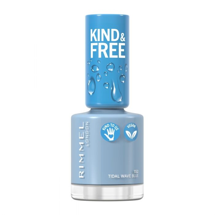 

Лак для ногтей Kind & Free Laca de uñas Rimmel, 152 Tidal Wave Blue