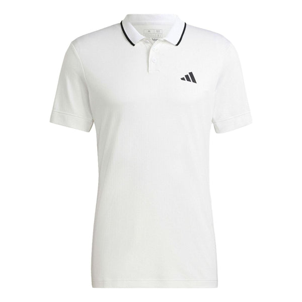 футболка adidas mens tennis sports polo shirt white белый Футболка adidas Tennis Freelift Polo Shirt 'White', белый