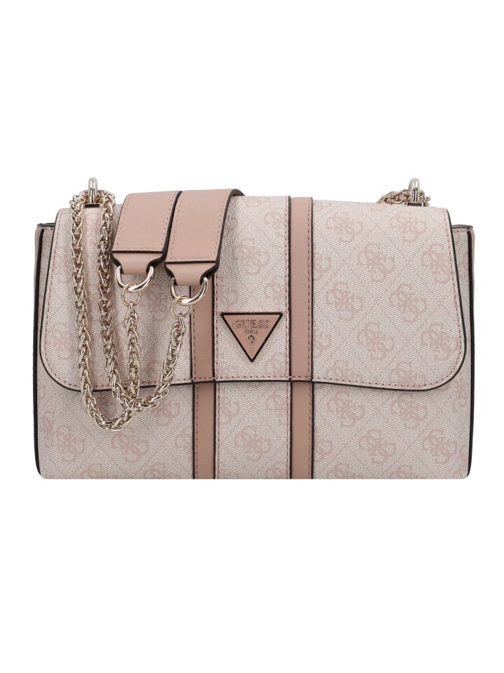 

Сумка через плечо Guess 26 cm, цвет dusty rose logo