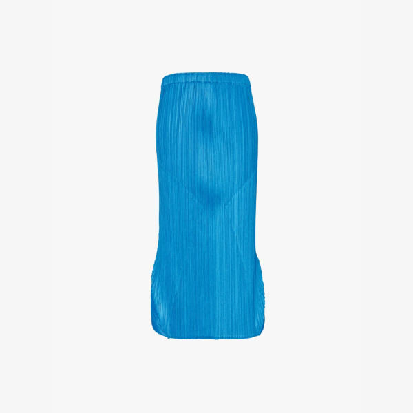 

Юбка миди с плиссированной текстурой от September Pleats Please Issey Miyake, синий