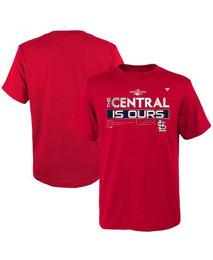 цена Красная футболка с логотипом Big Boys St. Louis Cardinals 2022 NL Central Division Champions в раздевалке Fanatics, красный