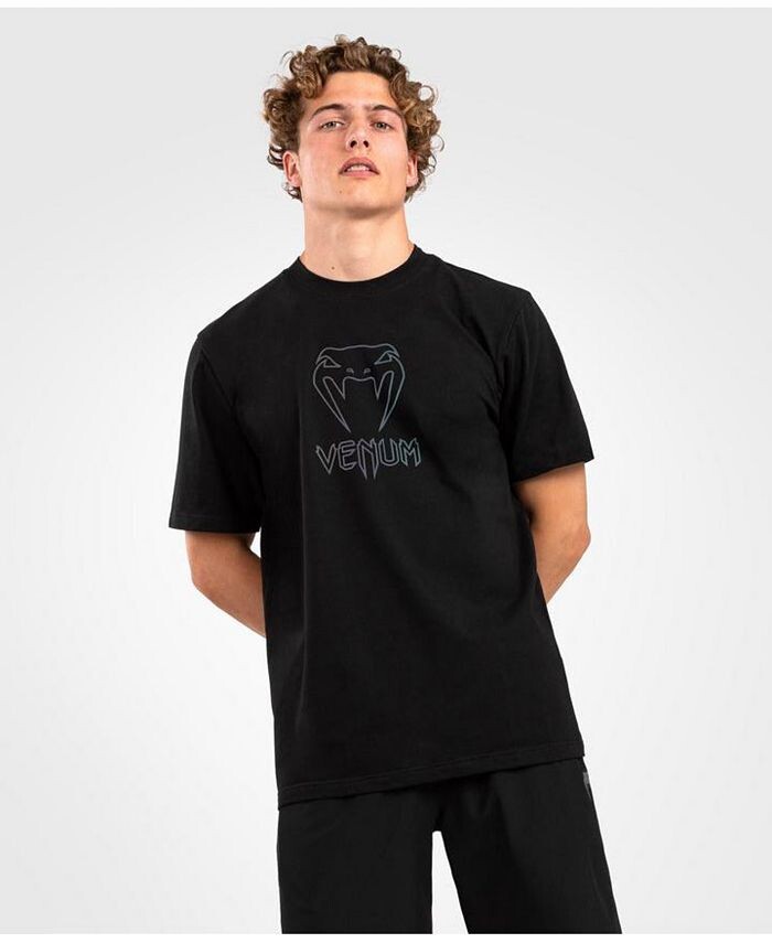 

Мужская классическая футболка Venum, цвет Black/black reflective