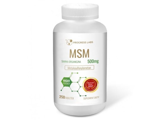 Progress Labs, МСМ 500 мг, 250 таблеток