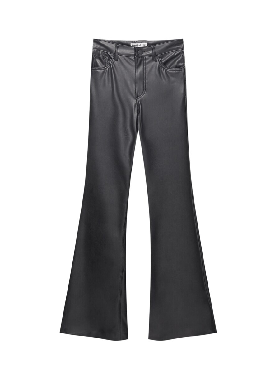 

Расклешенные брюки Pull&Bear, черный