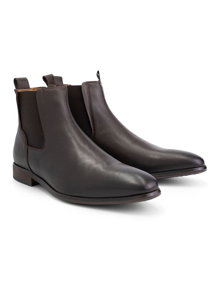 

Ботинки челси DENBROECK Leder Chelsea Stone St, темно-коричневый