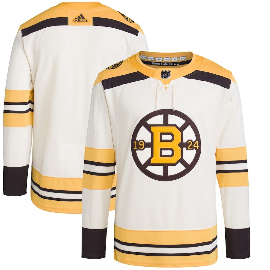 

Джерси adidas Boston Bruins, кремовый
