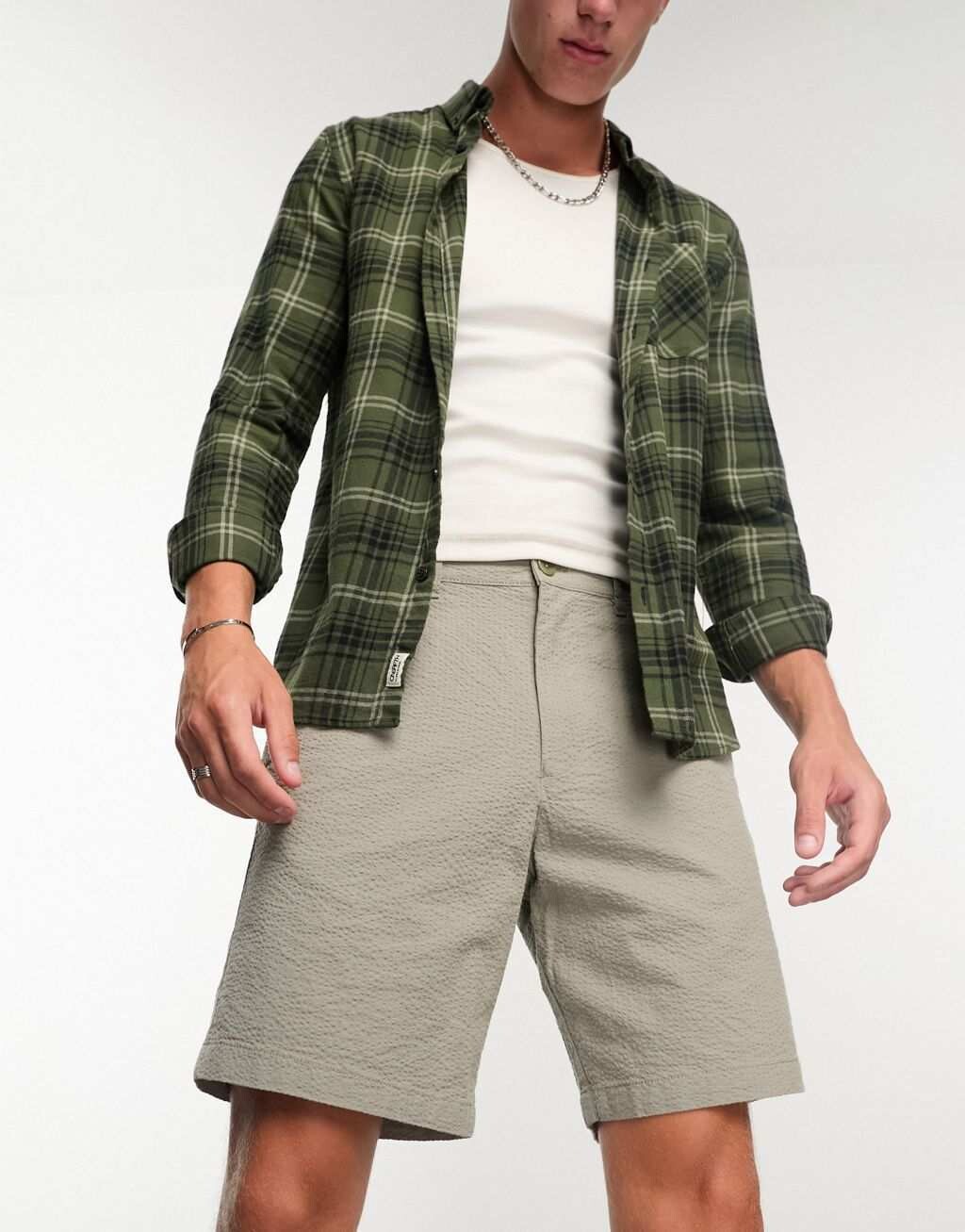 

Короткие шорты из смесового хлопка Selected Homme