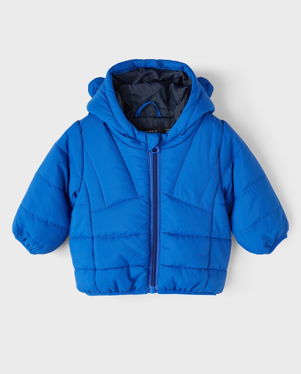 

Стеганая парка для мальчика name it, индиго