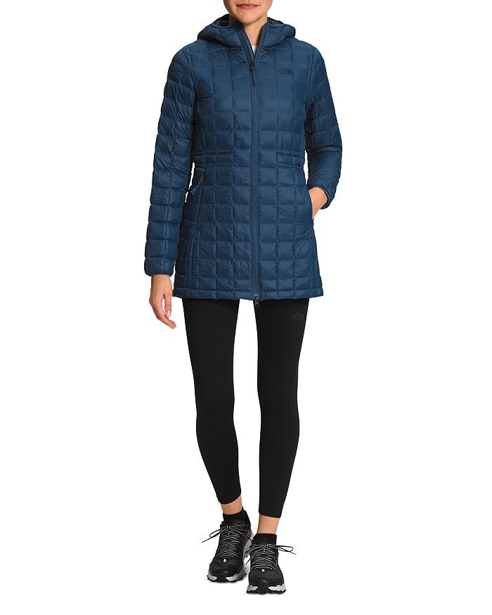 

Стеганое пальто ThermoBall с капюшоном The North Face, Черный