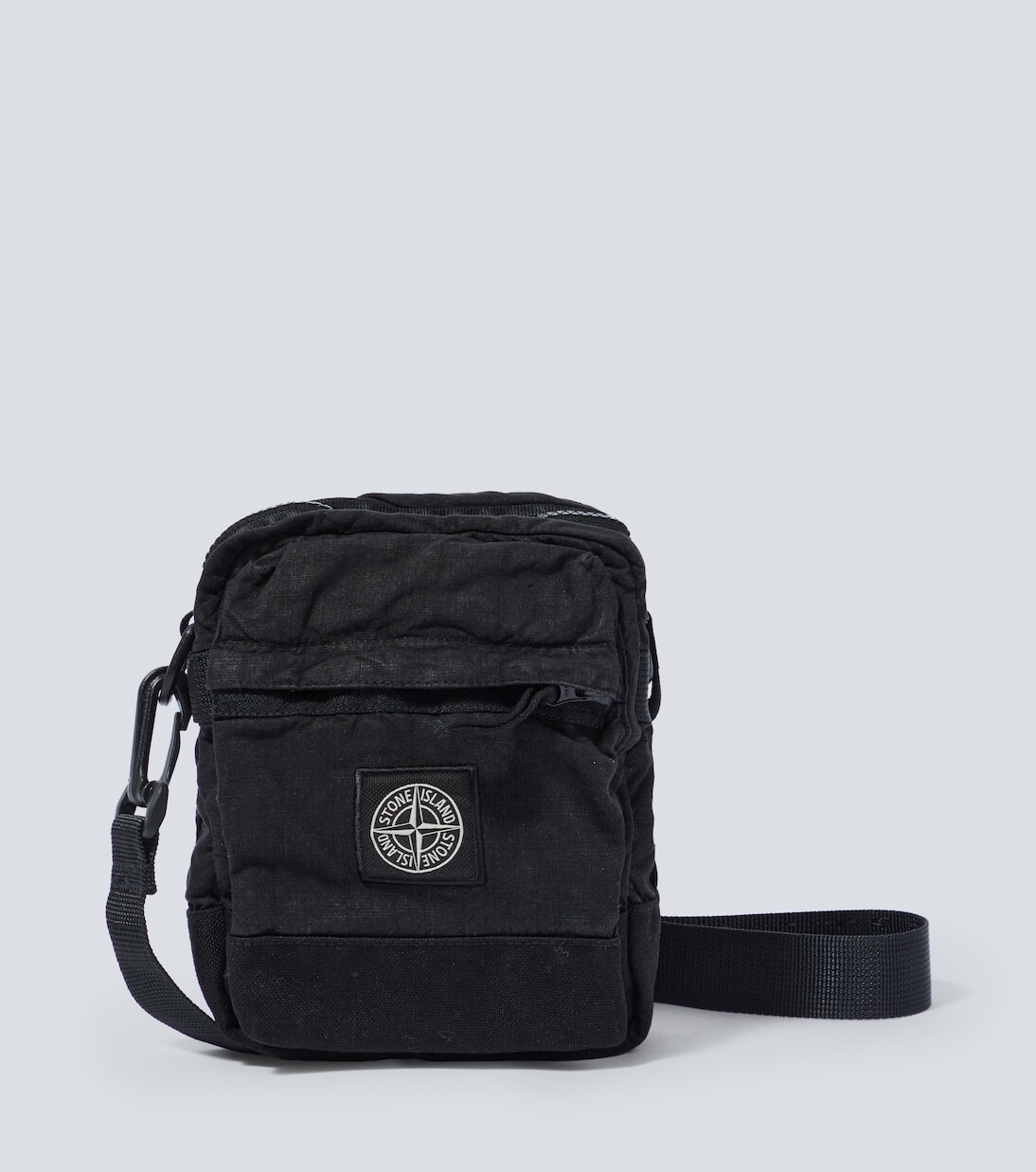 

Сумка через плечо compass из смесового льна Stone Island, черный