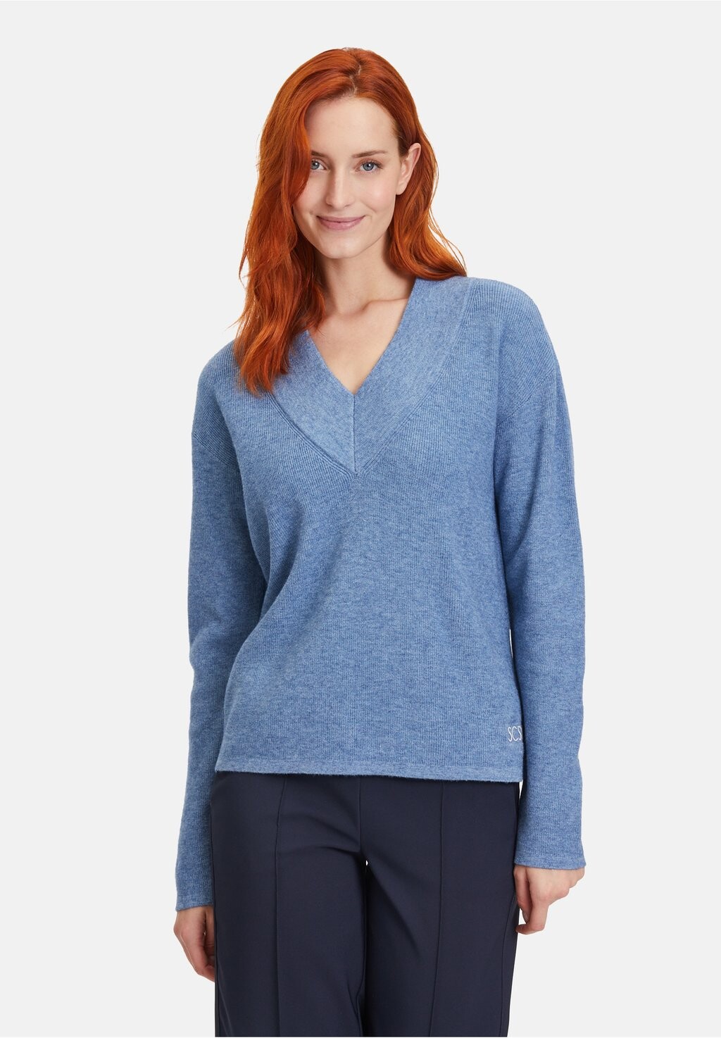 

Вязаный свитер UNI Betty Barclay, цвет moonlight blue melange