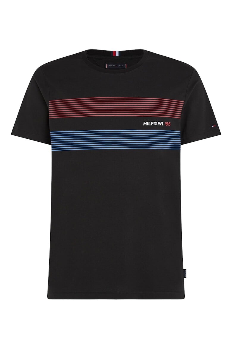 

Футболка с овальным вырезом и принтом Tommy Hilfiger, красный