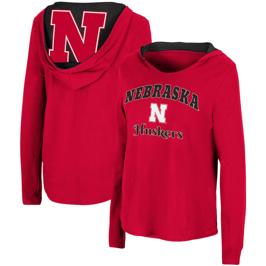 

Футболка с длинным рукавом Colosseum Nebraska Huskers, алый