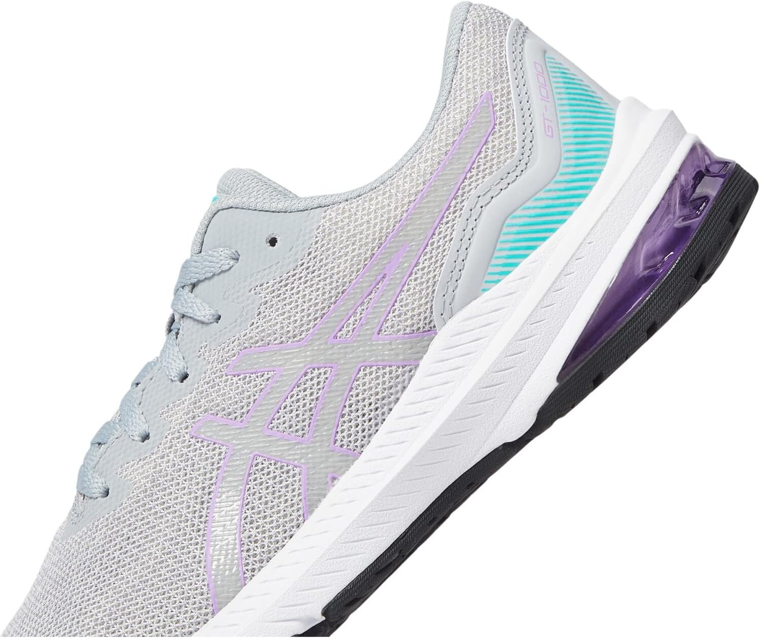 

Кроссовки GT-1000 11 GS ASICS, цвет Piedmont Grey/Lavender Glow