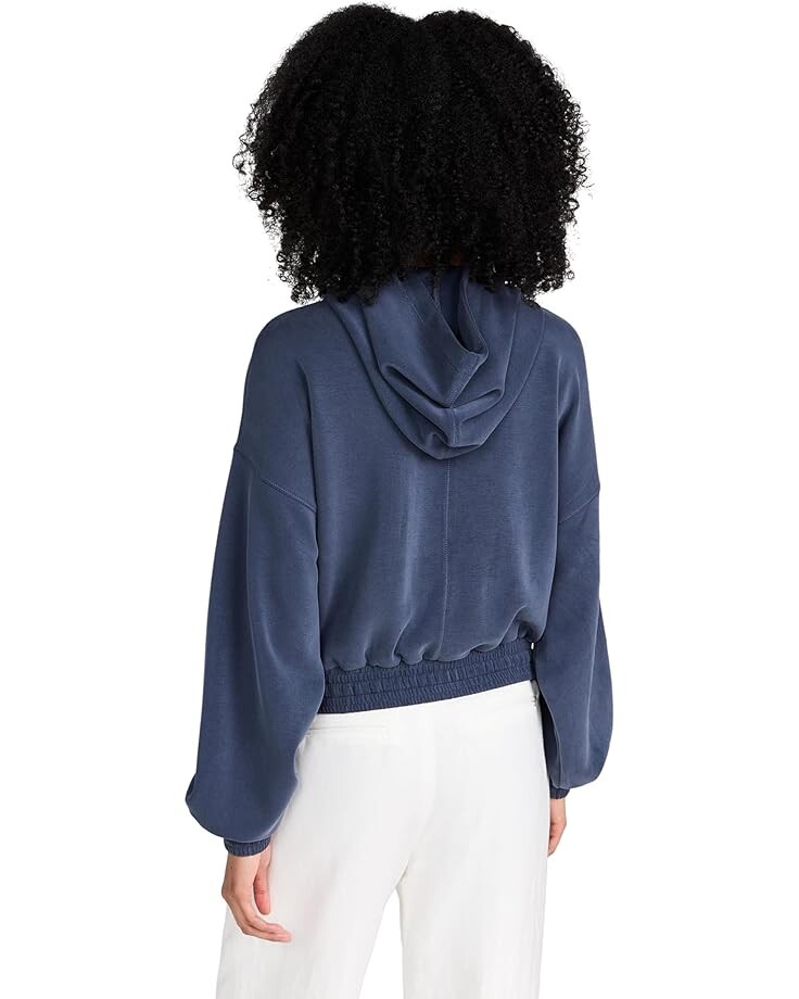 

Худи Sweaty Betty Summer Sand Wash Crop Hoodie, цвет Navy Blue