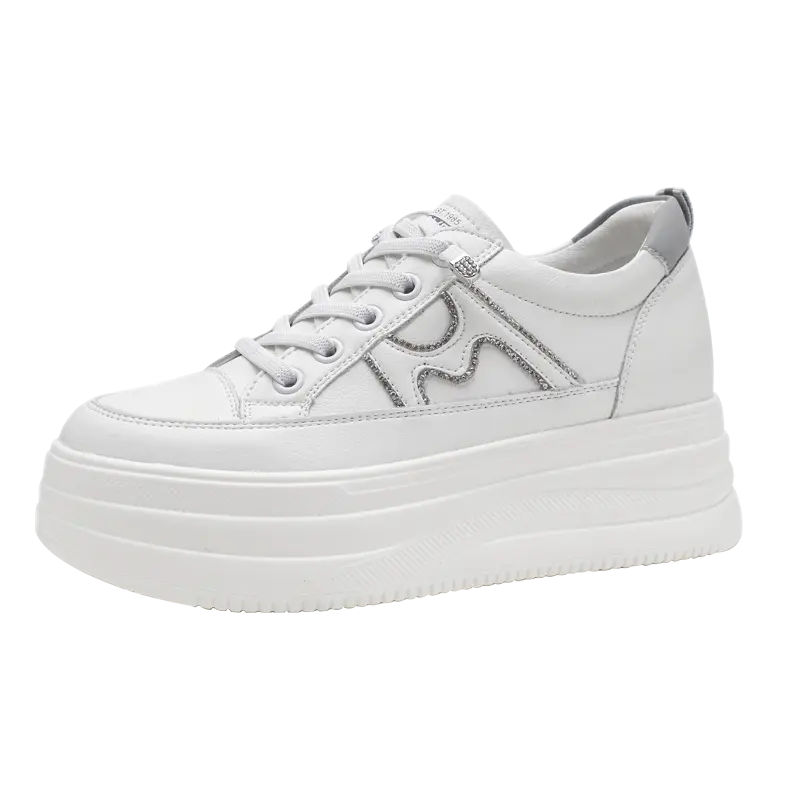 

Кроссовки D:FUSE SCANDINAVIA Skateboarding Shoes Women's Low-top Gray, бежевый