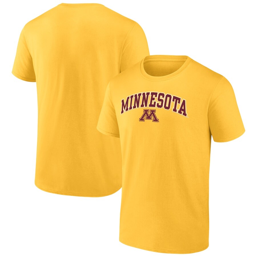 

Футболка с коротким рукавом Fanatics Branded Minnesota Golden Gophers, золотой