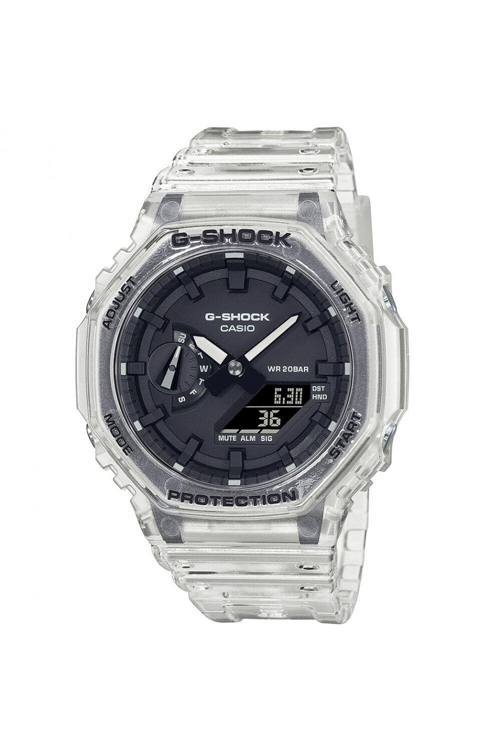 

Классические цифровые кварцевые часы G-Shock из пластика/смола — Ga-2100Ske-7Aer Casio, черный