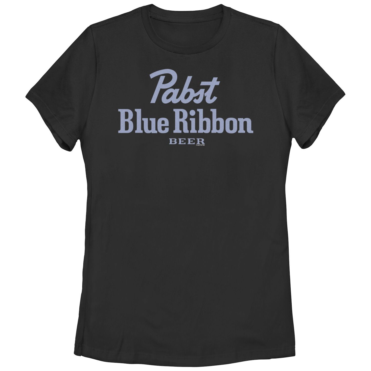 

Футболка с текстовым графическим логотипом и логотипом пива Pabst Blue Ribbon для юниоров Licensed Character