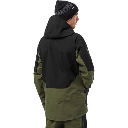 Куртка QST GORE-TEX Pro мужская Salomon, цвет Olive Night/Deep Black цена и фото