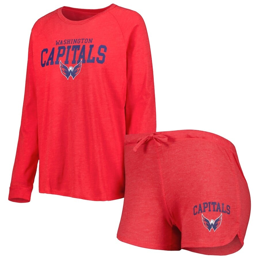 

Пижамный комплект Concepts Sport Washington Capitals, красный