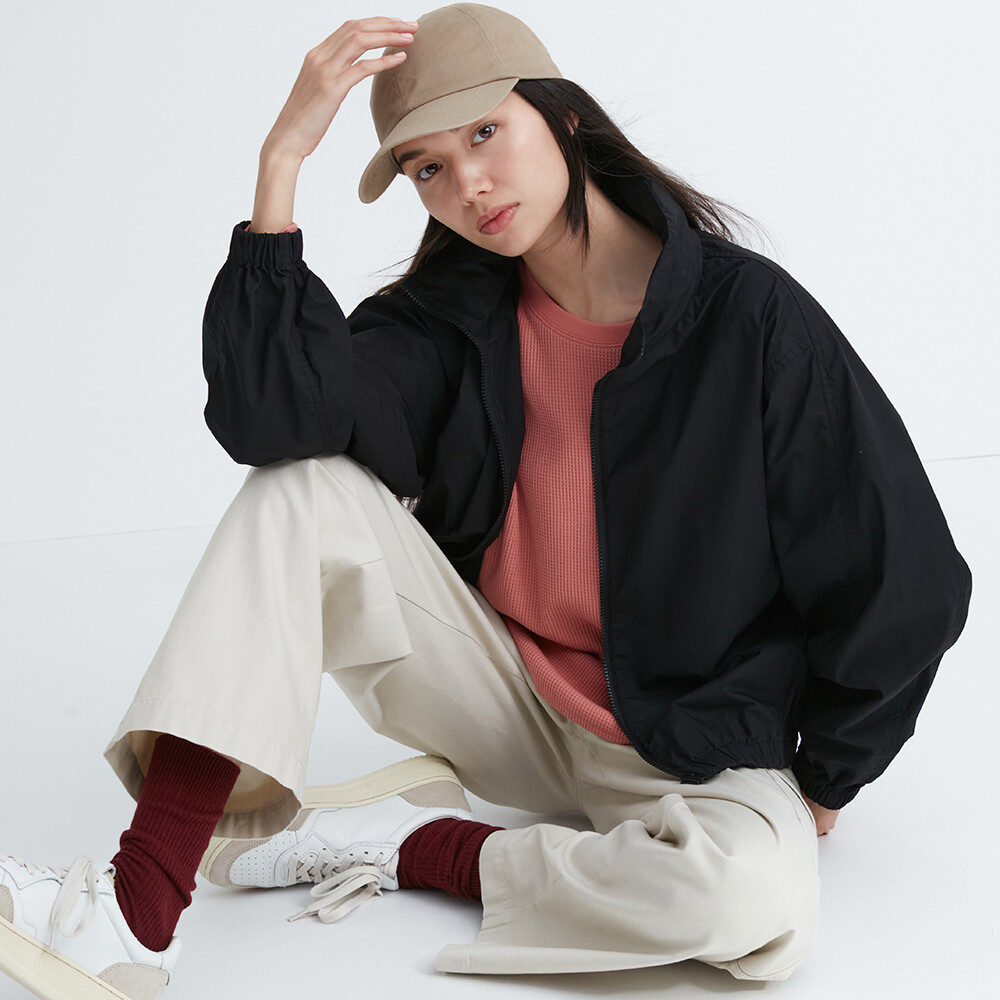 

Куртка Uniqlo короткая свободная, черный