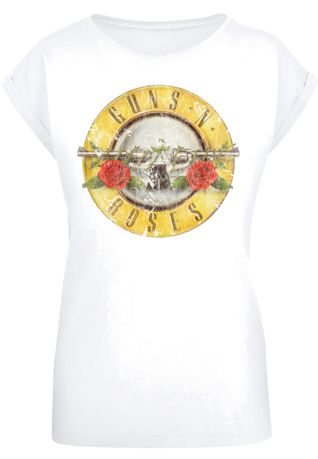 

Футболка с принтом GUNS 'N' ROSES VINTAGE CLASSIC LOGO F4NT4STIC, цвет weiß
