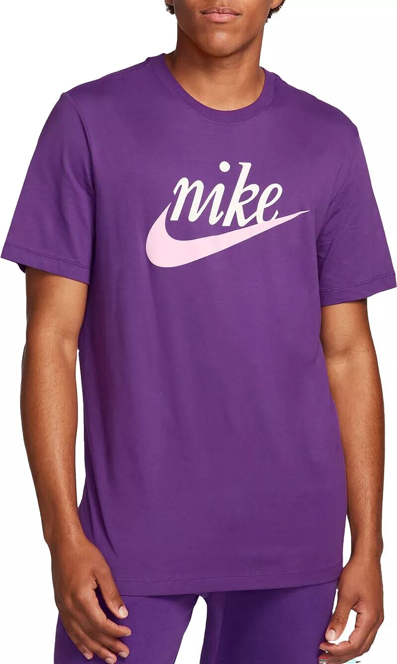 

Мужская футболка с коротким рукавом Nike Sportswear с графическим рисунком, фиолетовый